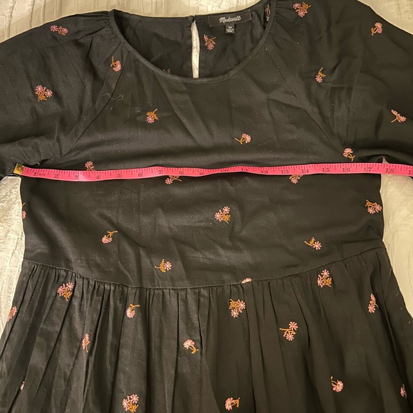 Madewell Short-Sleeve Cattail Tiered Dress in Amie Floral XS - Picture 6 of 6